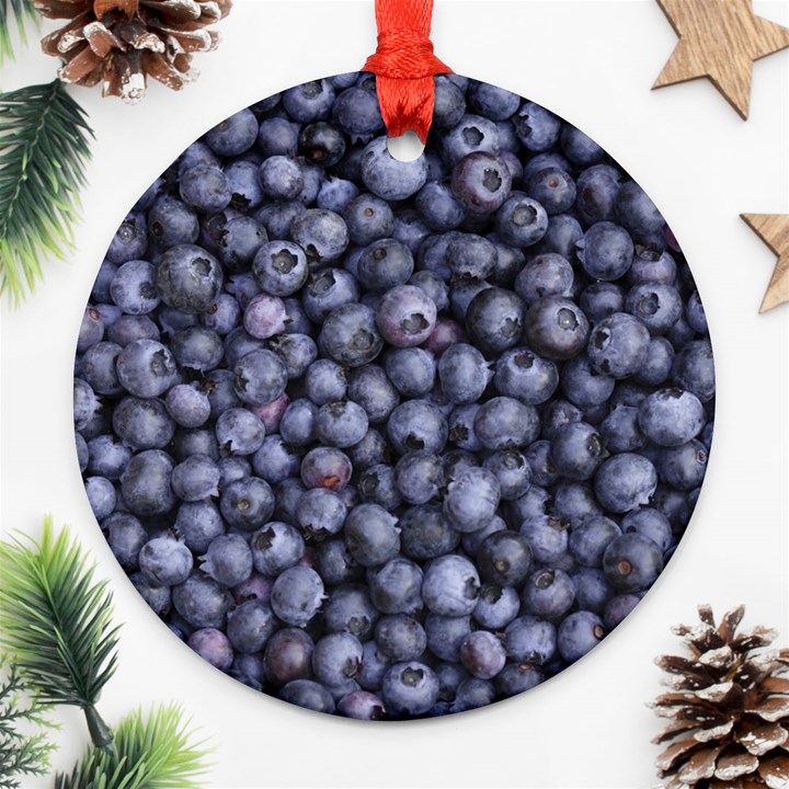 BLUEBERRIES 3 Ornament (Round)