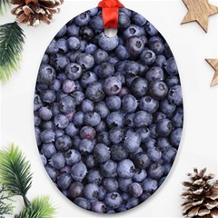 Blueberries 3 Ornament (oval)