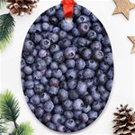 BLUEBERRIES 3 Ornament (Oval)