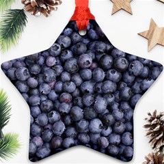 Blueberries 3 Ornament (star) by trendistuff