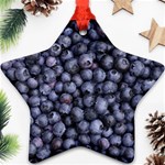 BLUEBERRIES 3 Ornament (Star)