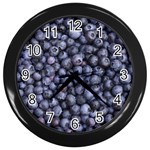 BLUEBERRIES 3 Wall Clocks (Black)