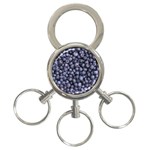 BLUEBERRIES 3 3-Ring Key Chains