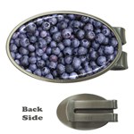 BLUEBERRIES 3 Money Clips (Oval) 