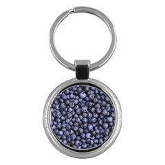 Blueberries 3 Key Chains (round)  by trendistuff