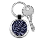 BLUEBERRIES 3 Key Chains (Round) 