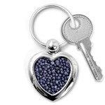 BLUEBERRIES 3 Key Chains (Heart) 