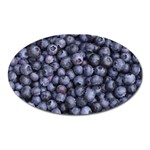 BLUEBERRIES 3 Oval Magnet