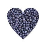 BLUEBERRIES 3 Heart Magnet