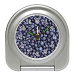 BLUEBERRIES 3 Travel Alarm Clocks Front