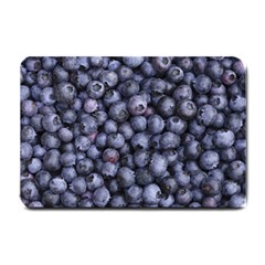 Blueberries 3 Small Doormat  by trendistuff