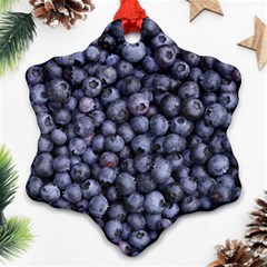 Blueberries 3 Ornament (snowflake) by trendistuff