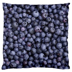 Blueberries 3 Large Flano Cushion Case (one Side) by trendistuff