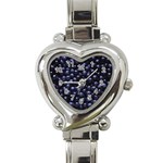 BLUEBERRIES 4 Heart Italian Charm Watch