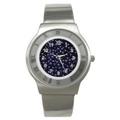 Blueberries 4 Stainless Steel Watch by trendistuff