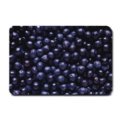 Blueberries 4 Small Doormat  by trendistuff