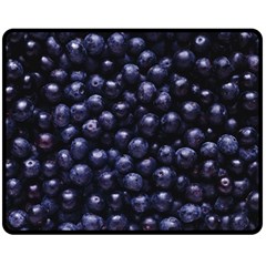 Blueberries 4 Fleece Blanket (medium)  by trendistuff