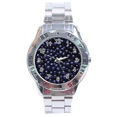 Blueberries 4 Stainless Steel Analogue Watch by trendistuff