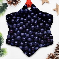 Blueberries 4 Ornament (snowflake) by trendistuff