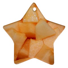 Cantaloupe Ornament (star) by trendistuff