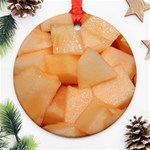 CANTALOUPE Round Ornament (Two Sides) Back