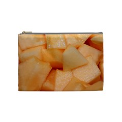 Cantaloupe Cosmetic Bag (medium)  by trendistuff