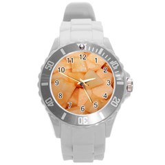 Cantaloupe Round Plastic Sport Watch (l) by trendistuff