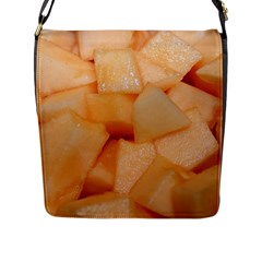 Cantaloupe Flap Messenger Bag (l)  by trendistuff