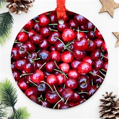 Cherries 1 Ornament (round) by trendistuff