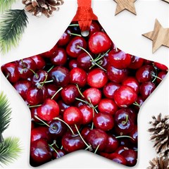 Cherries 1 Ornament (star) by trendistuff