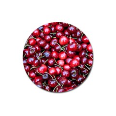 Cherries 1 Magnet 3  (round) by trendistuff