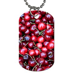 Cherries 1 Dog Tag (one Side) by trendistuff