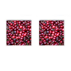 Cherries 1 Cufflinks (square) by trendistuff