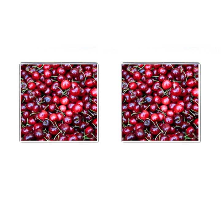 CHERRIES 1 Cufflinks (Square)