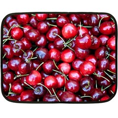 Cherries 1 Fleece Blanket (mini) by trendistuff