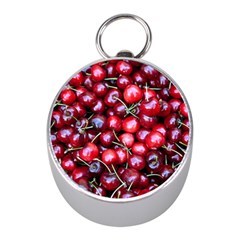 Cherries 1 Mini Silver Compasses by trendistuff