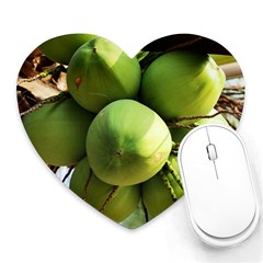 Coconuts 1 Heart Mousepads by trendistuff