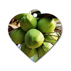 Coconuts 1 Dog Tag Heart (one Side) by trendistuff