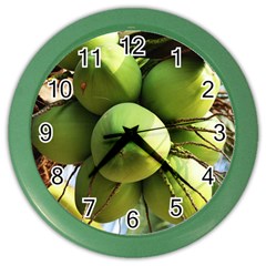 Coconuts 1 Color Wall Clocks by trendistuff