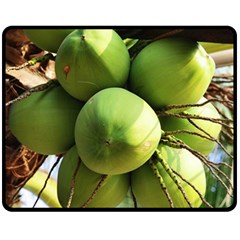 Coconuts 1 Fleece Blanket (medium)  by trendistuff