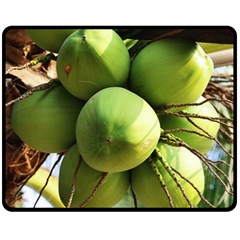 Coconuts 1 Double Sided Fleece Blanket (medium)  by trendistuff