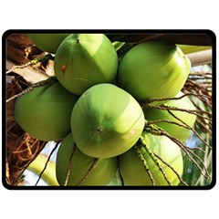 Coconuts 1 Double Sided Fleece Blanket (large)  by trendistuff