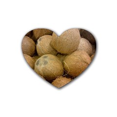 Coconuts 2 Heart Coaster (4 Pack)  by trendistuff