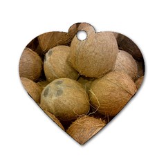 Coconuts 2 Dog Tag Heart (two Sides) by trendistuff