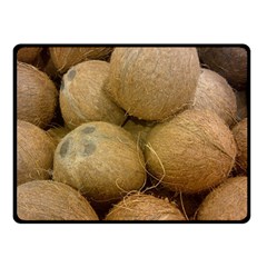 Coconuts 2 Double Sided Fleece Blanket (small)  by trendistuff