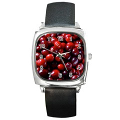 Cranberries 1 Square Metal Watch by trendistuff