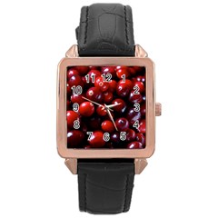 Cranberries 1 Rose Gold Leather Watch  by trendistuff