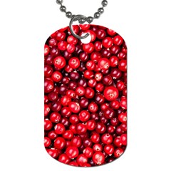 Cranberries 2 Dog Tag (one Side) by trendistuff