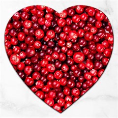 Cranberries 2 Jigsaw Puzzle (heart) by trendistuff