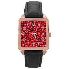 Cranberries 2 Rose Gold Leather Watch  by trendistuff